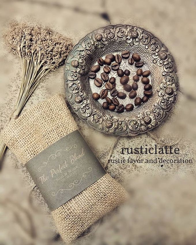 Coffee Bean In Burlap Pouch by Rusticlatte - 003