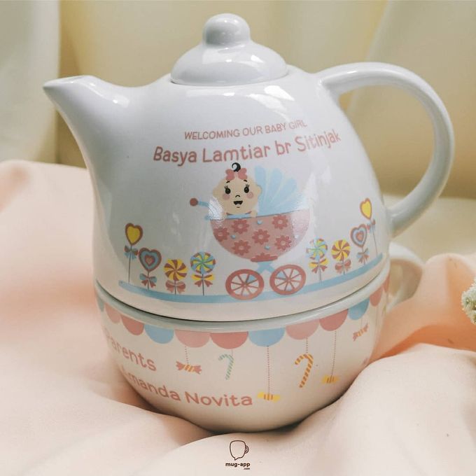 TEKO SUSUN BABY BORN by Mug-App Wedding Souvenir - 003 TEKO SUSUN BABY BORN by Mug-App Wedding Souvenir - 003