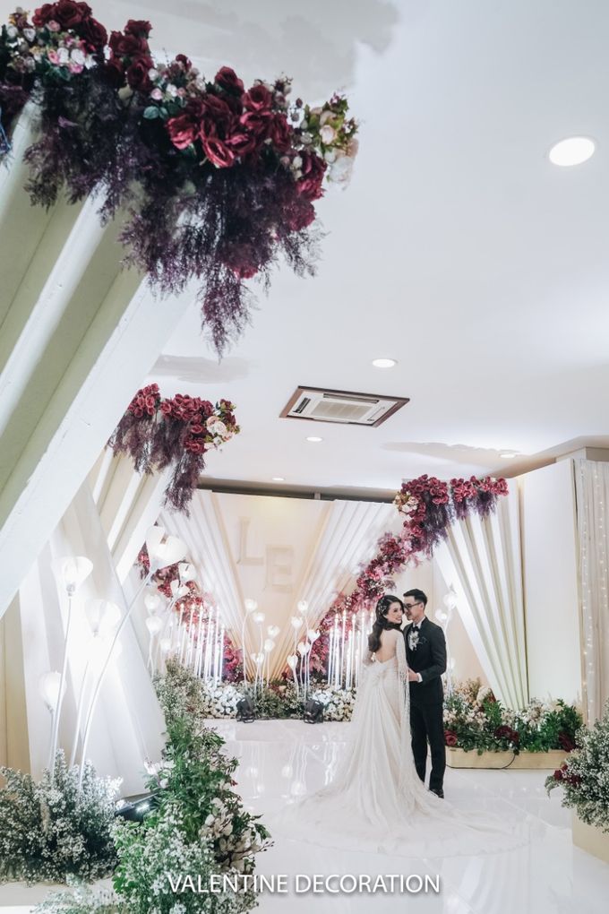 Ludwig & Eve Wedding Decoration at Graha Mekar Wangi by Valentine Wedding Decoration - 034