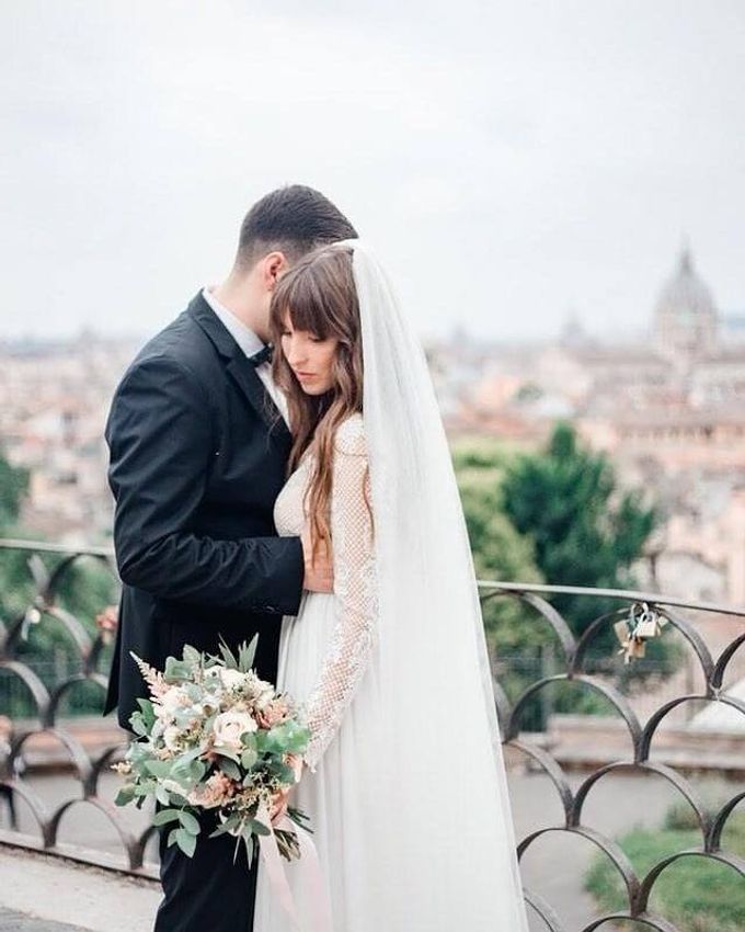 Wedding in Rome by Ruslana Regi makeup artist in Italy - 002