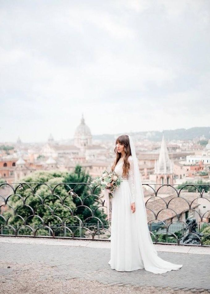 Wedding in Rome by Ruslana Regi makeup artist in Italy - 003