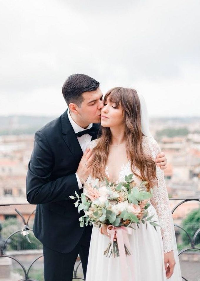 Wedding in Rome by Ruslana Regi makeup artist in Italy - 004