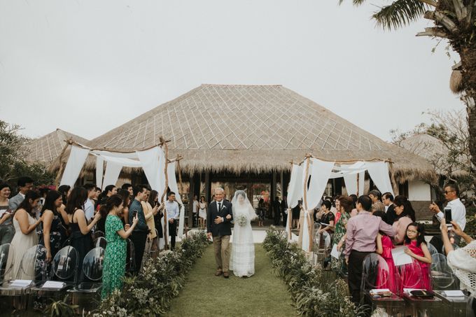 Chris & Calista Real Wedding at The Stone House by Tirtha by saptodjojokartiko bride - 005