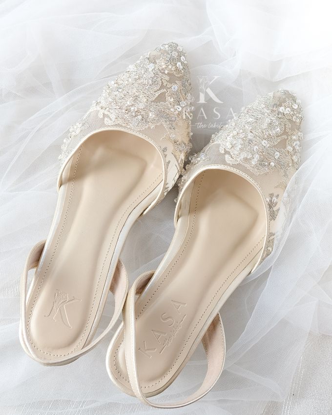 Soft Gold for Bridal Shoes by Kasa The 