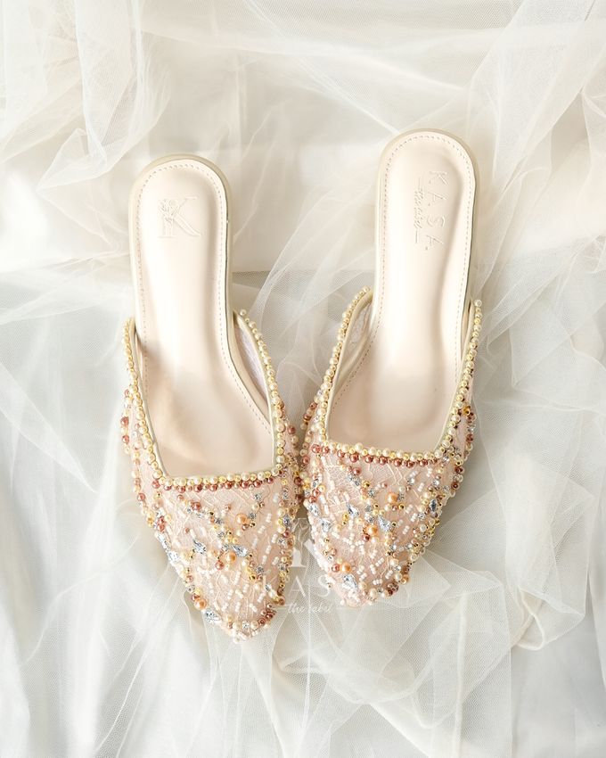 Champagne for Bridal Shoes by Kasa The 