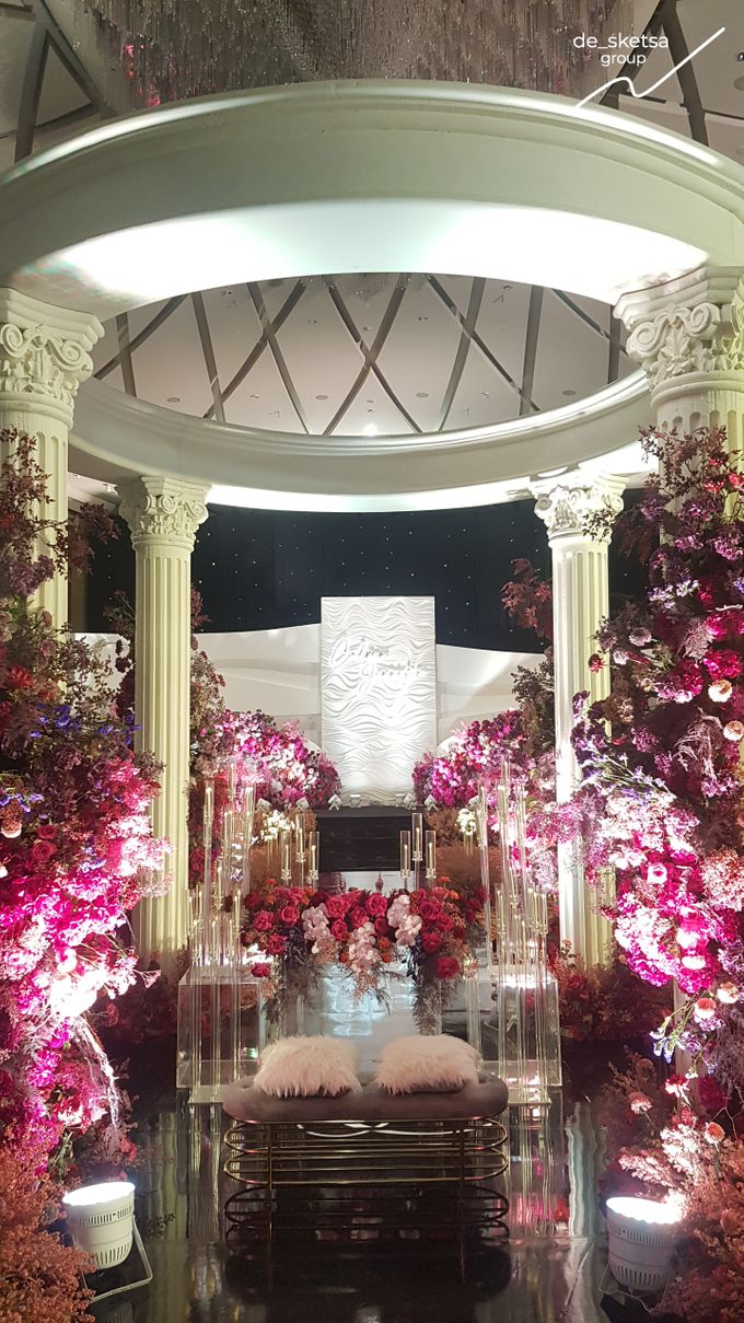 The wedding of Calvin and Jennifer by De Sketsa decoration - 004