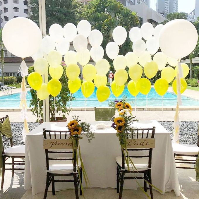 Solemnisation Table by Balloon Blasters - 002 Solemnisation Table by Balloon Blasters - 002