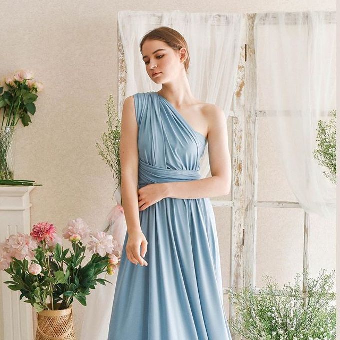 Infinity Dress 1 dress can be styled in many ways by upper east bridesmaid - 014 Infinity Dress 1 dress can be styled in many ways by upper east bridesmaid - 014