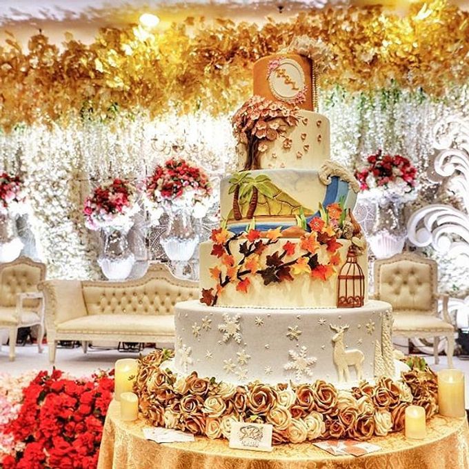 Wedding Cake - Real Wedding by RR CAKES - 030 Wedding Cake - Real Wedding by RR CAKES - 030