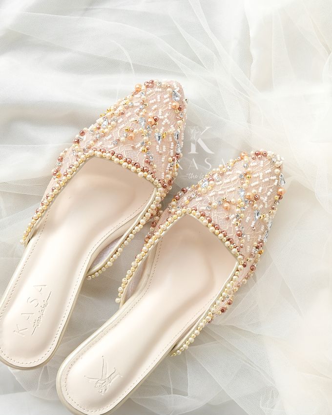 Champagne for Bridal Shoes by Kasa The 