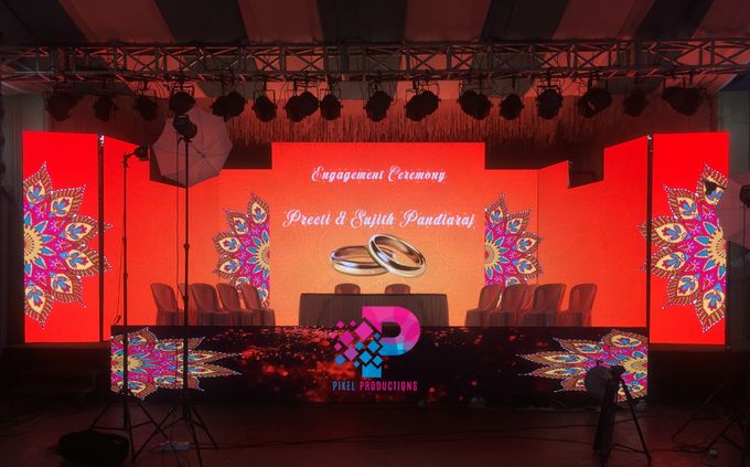 LED Backdrop For Weddings Sangeet and other events by Dj In Chennai - 001 LED Backdrop For Weddings Sangeet and other events by Dj In Chennai - 001