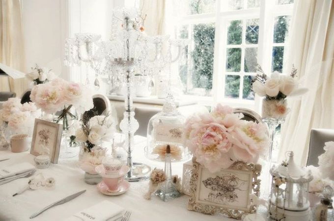 Sierra's french white carousel by Tea Rose Wedding Designer - 023