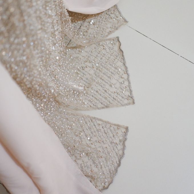 Champagne Full Beaded Mermaid Dress by Vini - 003 Champagne Full Beaded Mermaid Dress by Vini - 003