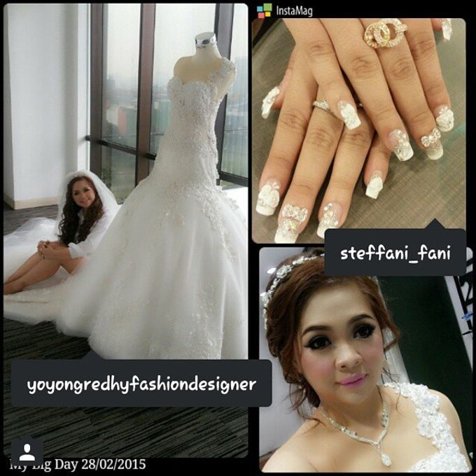 Wedding Nails by Funny's Nail art - 015 Wedding Nails by Funny's Nail art - 015