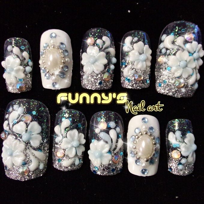 Wedding Nails by Funny's Nail art - 017 Wedding Nails by Funny's Nail art - 017
