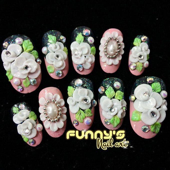 Wedding Nails by Funny's Nail art - 007 Wedding Nails by Funny's Nail art - 007