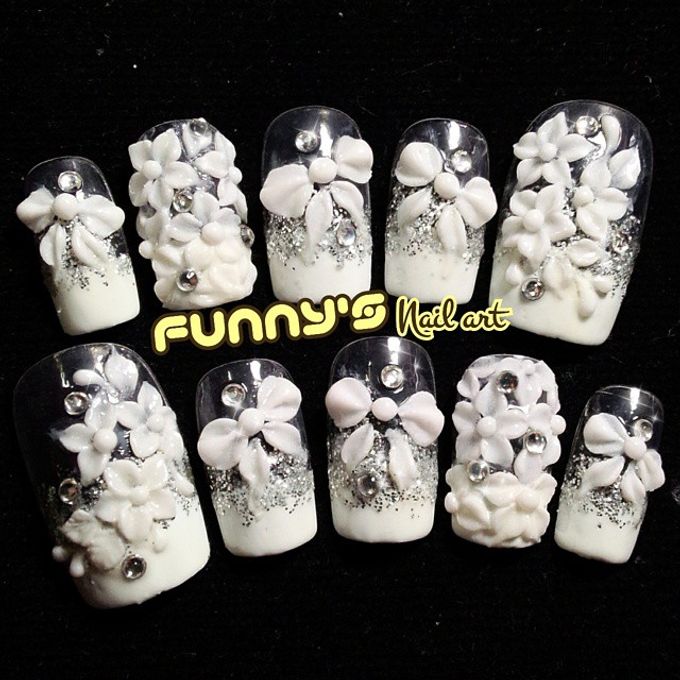 Wedding Nails by Funny's Nail art - 012 Wedding Nails by Funny's Nail art - 012