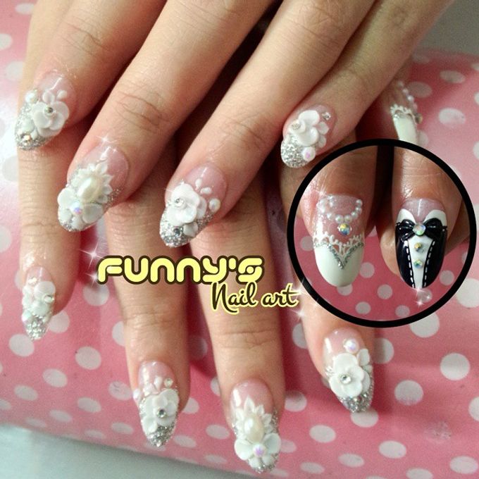 Wedding Nails by Funny's Nail art - 013 Wedding Nails by Funny's Nail art - 013
