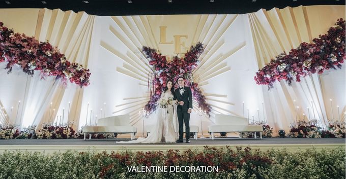 Ludwig & Eve Wedding Decoration at Graha Mekar Wangi by Valentine Wedding Decoration - 006