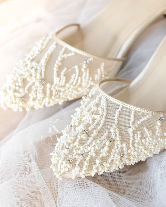 Cream for Bridal Shoes by Kasa The 