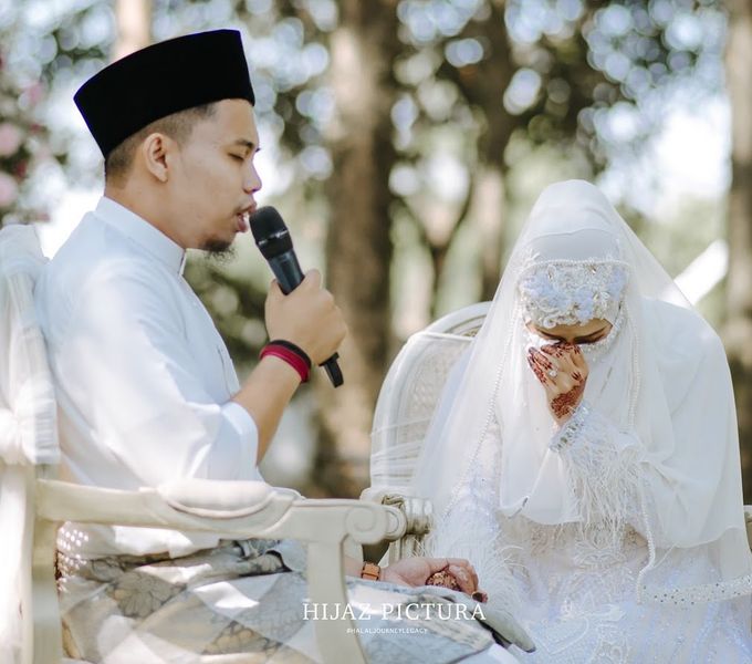 Syari Wedding Ola & Benzo by LAKSMI - Kebaya Muslimah & Islamic Bride - 005