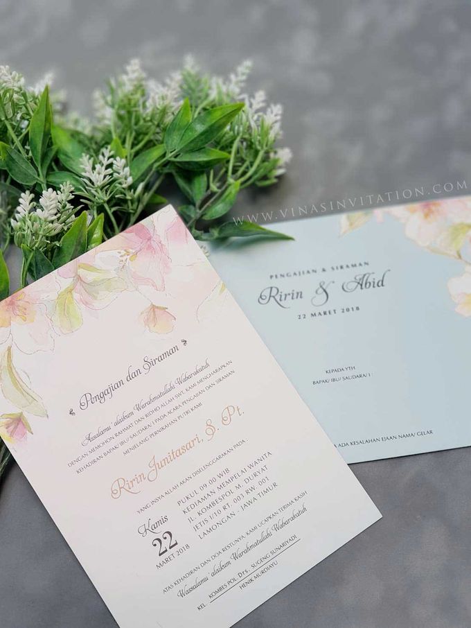 Ririn Abid Pengajian Siraman By Vinas Invitation