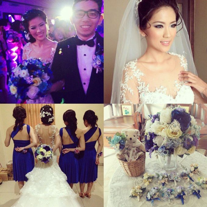 ISABELLA BLEU WEDDING BOUQUET by LUX floral design - 002