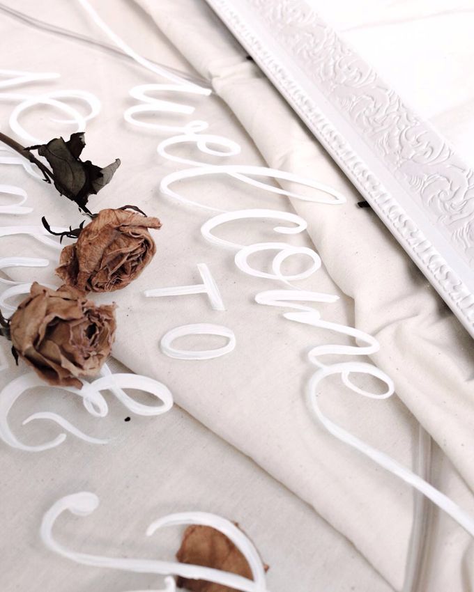Natalia's Wedding Signage Frame by Calligraphy By Mercia - 007 Natalia's Wedding Signage Frame by Calligraphy By Mercia - 007