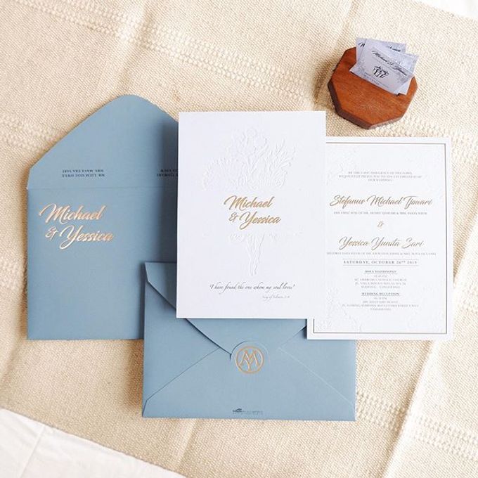 Wedding Invitation Of Micahel Yessica Prima Card Bridestory