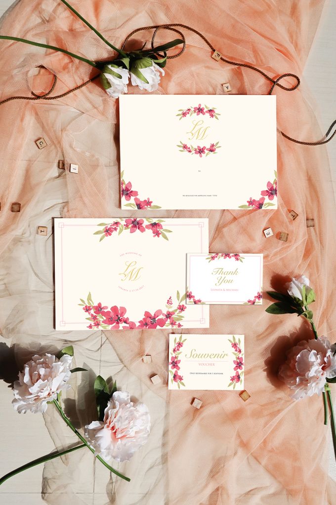 Leonita & Michael by Petite Chérie Invitation - 001 Leonita & Michael by Petite Chérie Invitation - 001