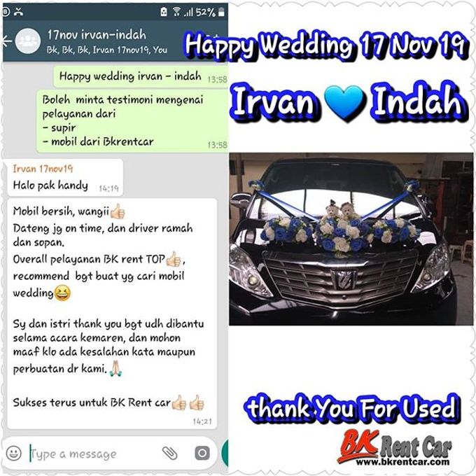 Testimoni November2019 by BKRENTCAR - 006 Testimoni November2019 by BKRENTCAR - 006