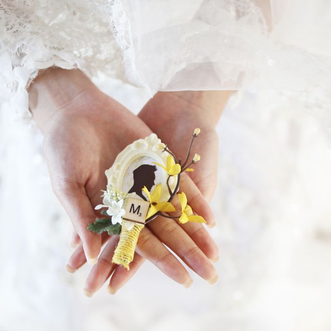 Custom Boutonniere / Corsage by The Bride and Butter - 014