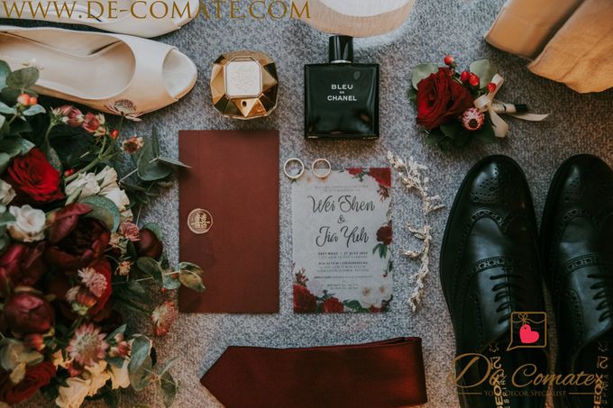 Elegant Fall Burgundy and Gold by de comate - 032 Elegant Fall Burgundy and Gold by de comate - 032