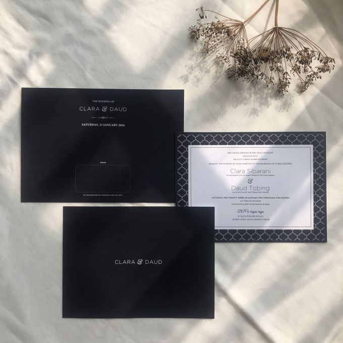 Daud & Clara Wedding Invitation by Art & Copy Club - 001