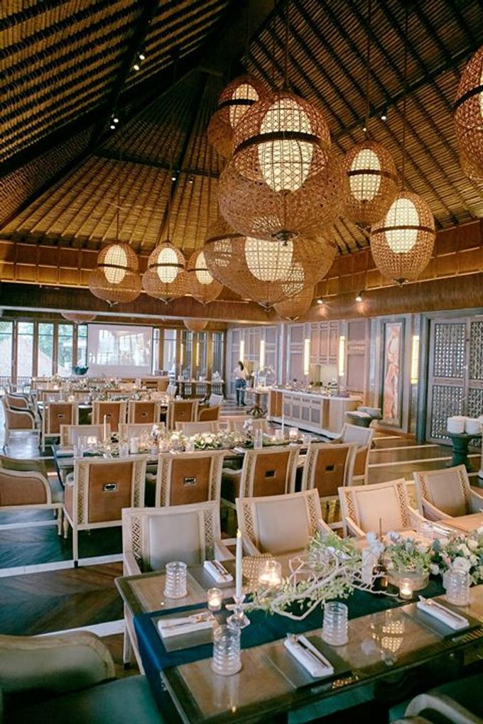 Indoor Destination Wedding at Sundara Four Seasons  Jimbaran by Flora Botanica Designs - 024