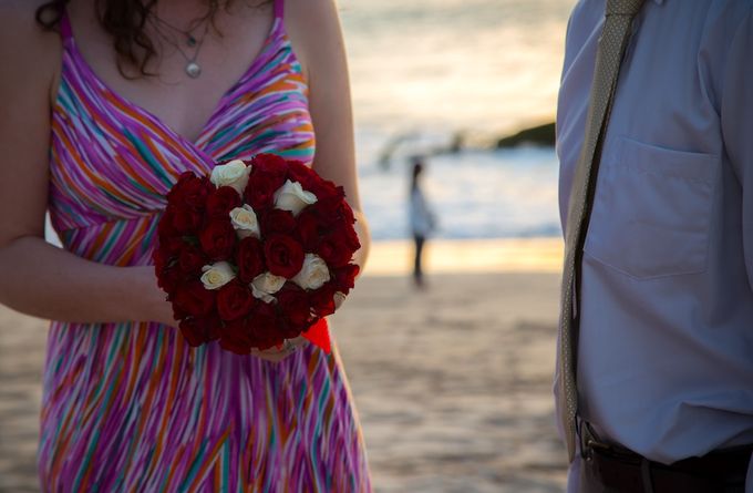 Simple Beach Wedding by Bali Home Wedding - 010