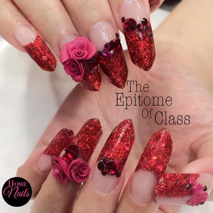 Exotic Bridal Nails by Home Nails - 004