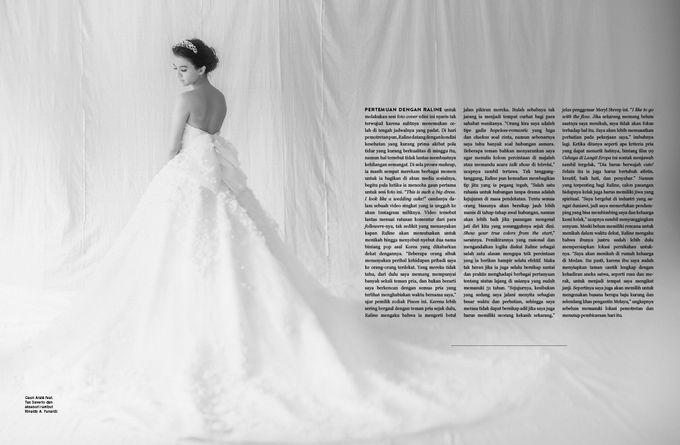 ARALE feat TEX SAVERIO Collection for RALINE SHAH at BRIDESTORY Magazine Second Edition by Bubah Alfian Make Up Artist - 004