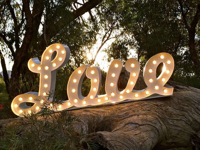 Light Up Letters Bali Product Range by Bali Brides Wedding Planner - 006