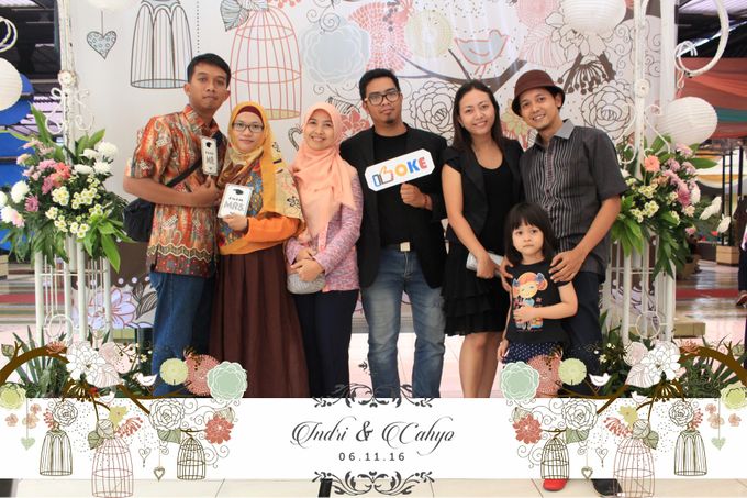 The Wedding of Indri & Cahyono by SoCeez Photobooth - 018