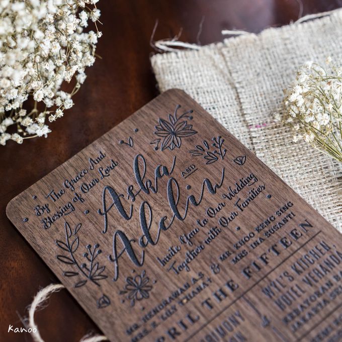 Wedding Invitation - Forever Rustic by Kanoo Paper & Gift - 002 Wedding Invitation - Forever Rustic by Kanoo Paper & Gift - 002