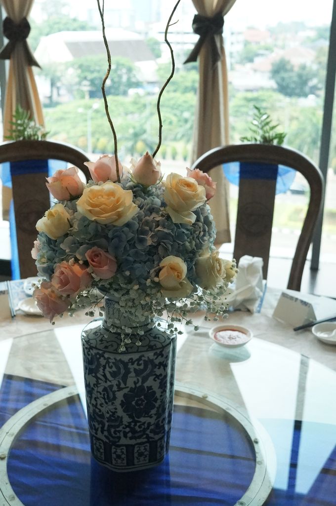 Chinoiserie Blue Themed Engagement by La Bloom Florist - 004 Chinoiserie Blue Themed Engagement by La Bloom Florist - 004