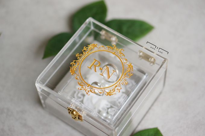 Wedding Ring Box Lace & Pearl by NINbox.box - 002