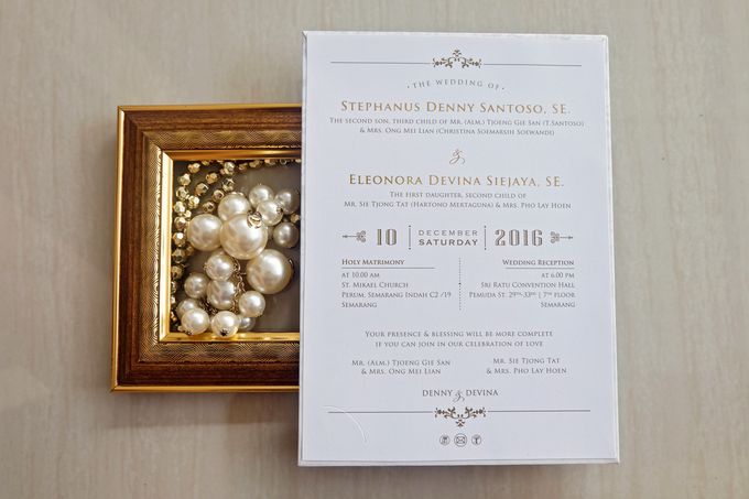 Denny & Devina Wedding Invitation by La Voilla Invitation - 003