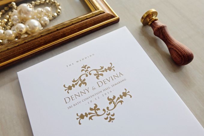 Denny & Devina Wedding Invitation by La Voilla Invitation - 004