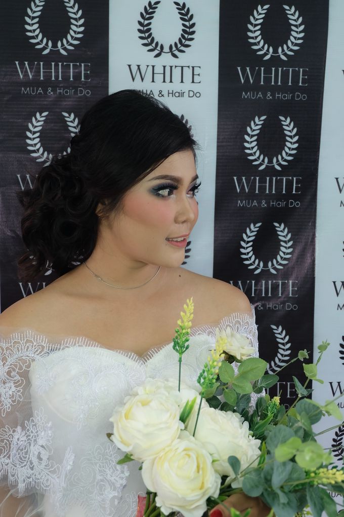 hair style for international bride by White Make Up and Hair Do - 003