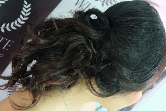 hair style for international bride by White Make Up and Hair Do - 002