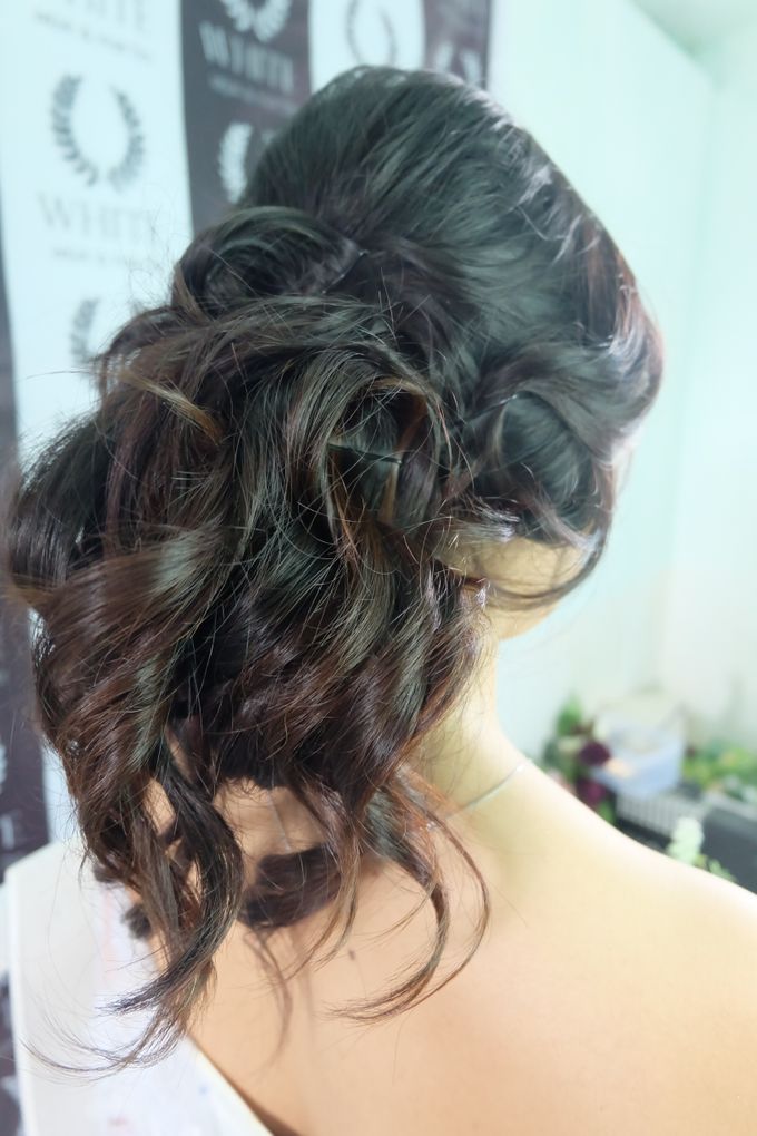 hair style for international bride by White Make Up and Hair Do - 001