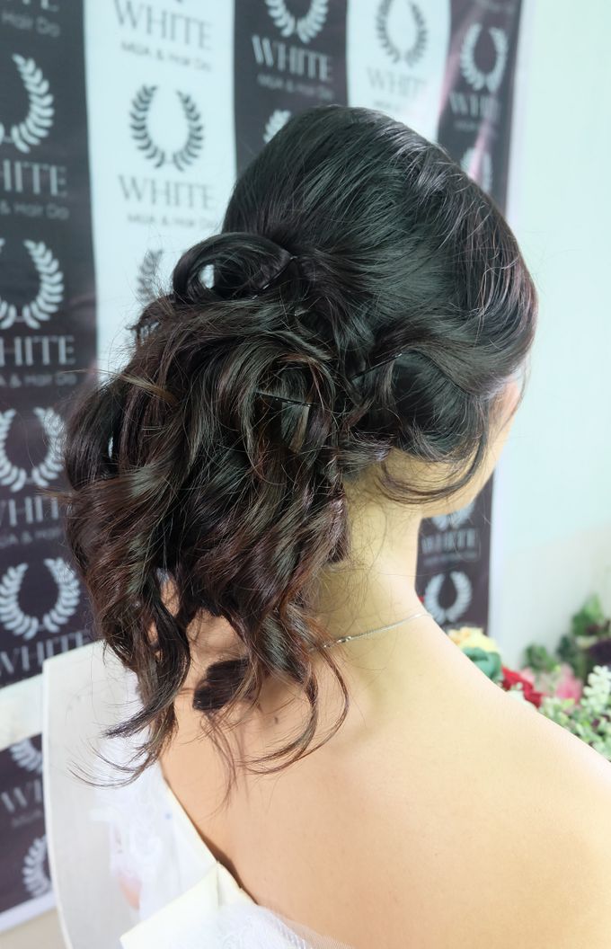 hair style for international bride by White Make Up and Hair Do - 004