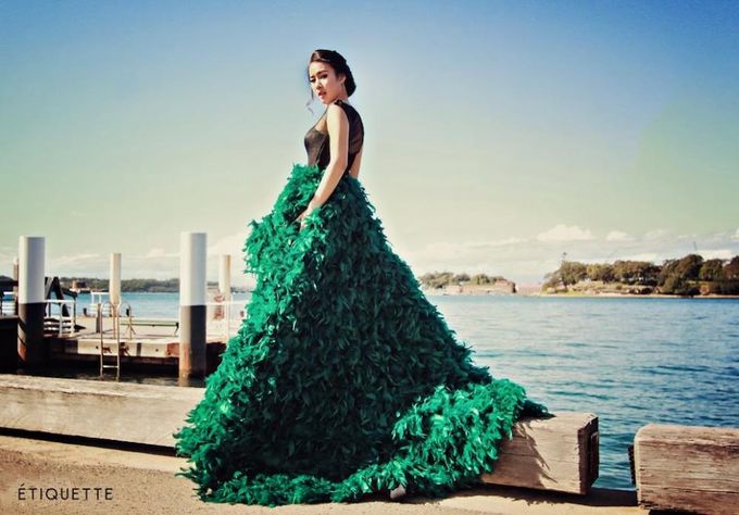 Emerald Fur Skirt by Etiquette - 001 Emerald Fur Skirt by Etiquette - 001